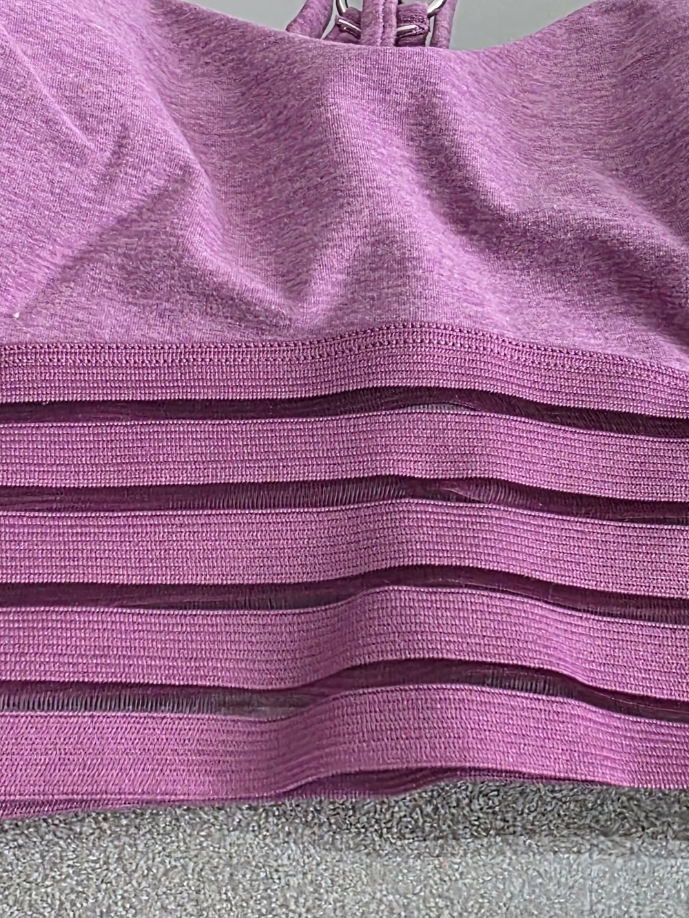 Bombshell Sportswear Lavender Statement Sports Bra XS - Picture 3 of 7
